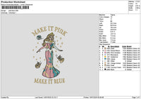 Pinktext 01 Embroidery File 6 sizes