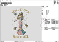 Pinktext 01 Embroidery File 6 sizes