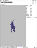 Polo 2 option Embroidery File Design