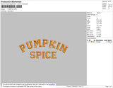 Pumpkin Embroidery File 4 size