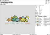 Pokesleep Embroidery File 6 sizes