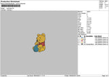 Pooh1904 Embroidery File 6 sizes