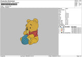 Pooh1904 Embroidery File 6 sizes