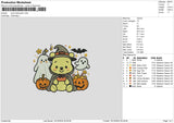 Poohghost 01 Embroidery File 6 sizes