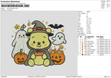 Poohghost 01 Embroidery File 6 sizes