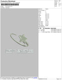 Pop Smoke Embroidery File 4 size