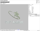 Pop Smoke Embroidery File 4 size
