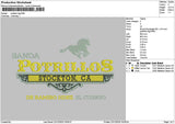 Potrillostext V1 V2 Embroidery 2 Files