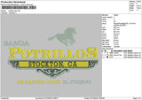 Potrillostext V1 V2 Embroidery 2 Files