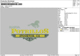 Potrillostext V1 V2 Embroidery 2 Files