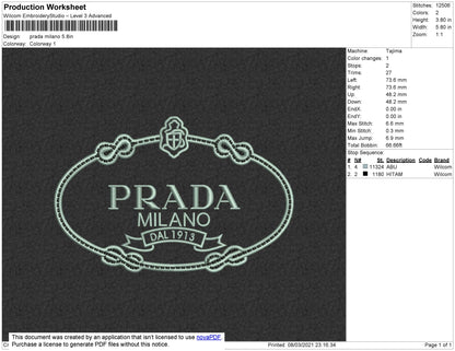 Prada Milano Oval