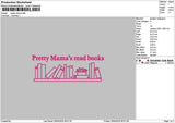 Prettymama Text Embroidery File 6 sizes