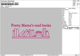 Prettymama Text Embroidery File 6 sizes