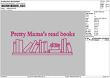 Prettymama Text Embroidery File 6 sizes