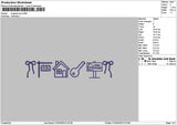 House Icons Embroidery File 6 sizes