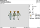 Pumpkins 2708 Embroidery File 6 sizes
