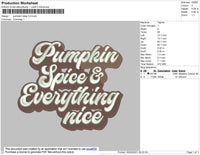 Pumpkin Embroidery File 4 size