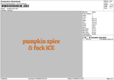 Pumpkin 1510 Embroidery File 6 sizes