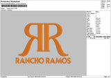 Ramostext 1901 Embroidery File 6 sizes