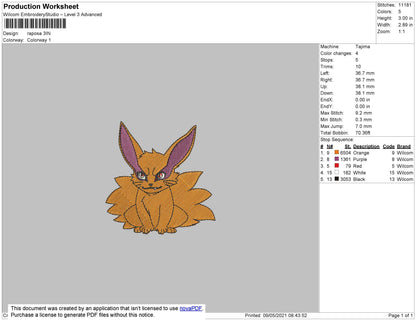 Raposa Naruto