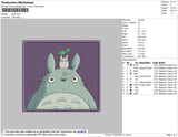 Totoro Embroidery File 4 size