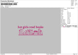 Books0406 Embroidery File 6 sizes