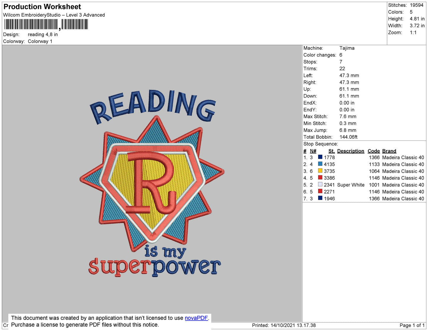 Reading Embroidery File 4 size