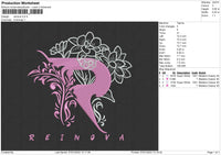 Reinova Embroidery File 4 size