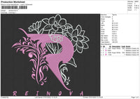 Reinova Embroidery File 4 size