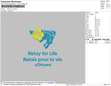 Relay Embroidery File 5 size