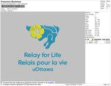 Relay Embroidery File 5 size