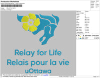 Relay Embroidery File 5 size
