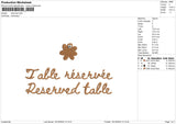 Reserved Able Text Embroidery 2 Files