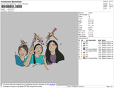 Reunit Embroidery File 4 size