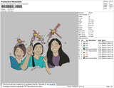 Reunit Embroidery File 4 size
