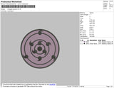 Rinnegan Sasuke Embroidery File 4 size