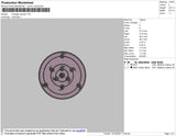 Rinnegan Sasuke Embroidery File 4 size