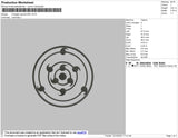 Rinnegan Embroidery File 4 size