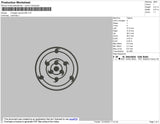 Rinnegan Embroidery File 4 size