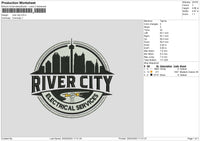 River City Embroidery File 6 sizes