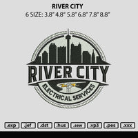 River City Embroidery File 6 sizes