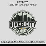 River City Embroidery File 6 sizes