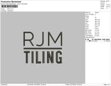 RJM Embroidery File 4 size