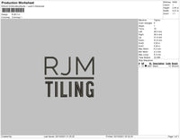 RJM Embroidery File 4 size