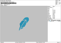 Robin Embroidery File 6 sizes