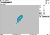 Robin Embroidery File 6 sizes