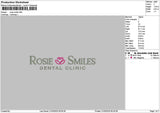 Rosietext Embroidery File 6 sizes