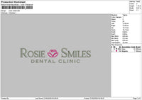 Rosietext Embroidery File 6 sizes