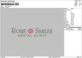 Rosietext Embroidery File 6 sizes
