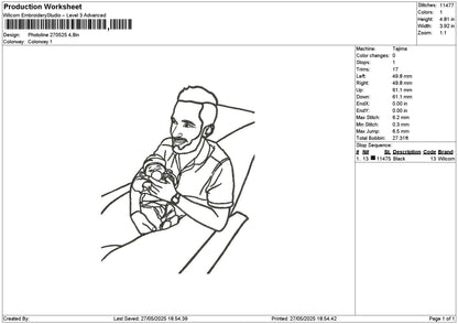 Photoline 2705a Embroidery File 6 sizes